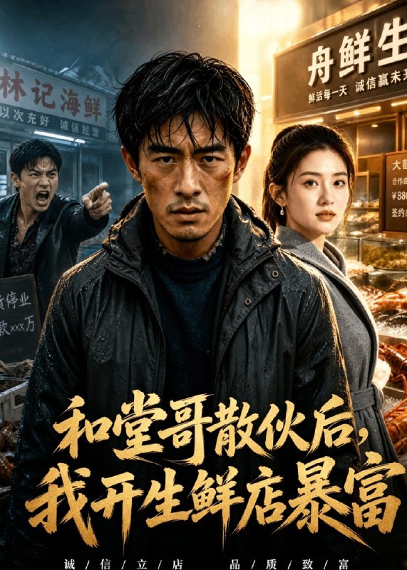 和堂哥散伙后我开生鲜店暴富 (37集) Ai短剧