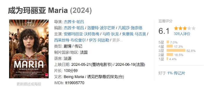 成为玛丽亚 Maria (2024)
