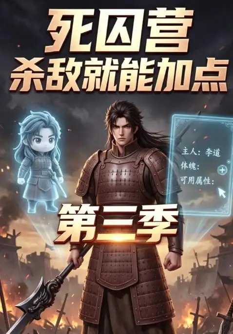 死囚营杀敌就能加点第三季（313集）AI短剧