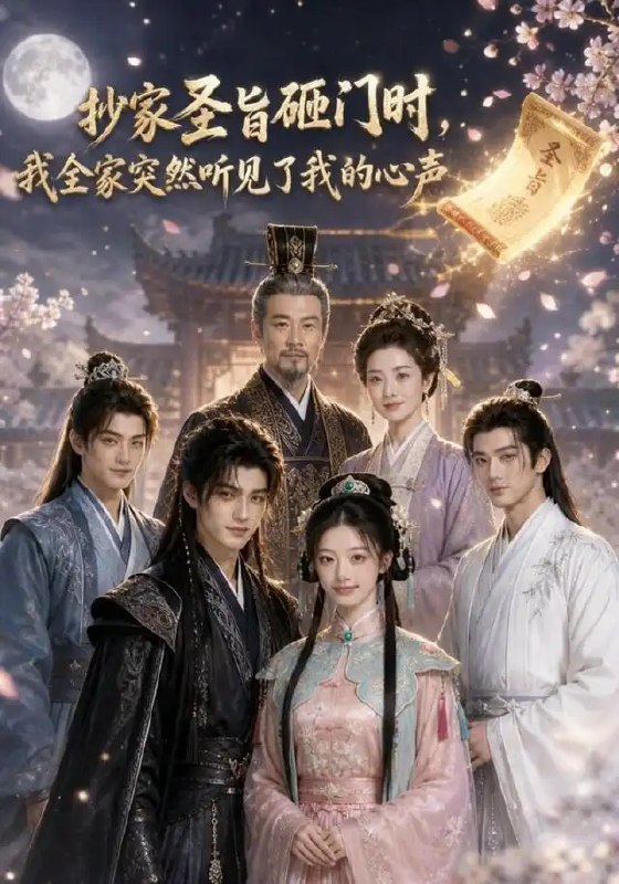 抄家圣旨砸门时，我全家突然听见了我的心声&抄家圣旨砸门时我全家突然听见了我的心声（58集）AI短剧