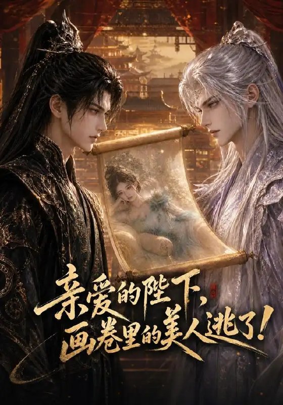 亲爱的陛下,画卷里的美人逃了!&亲爱的陛下画卷里的美人逃了(110集)AI短剧