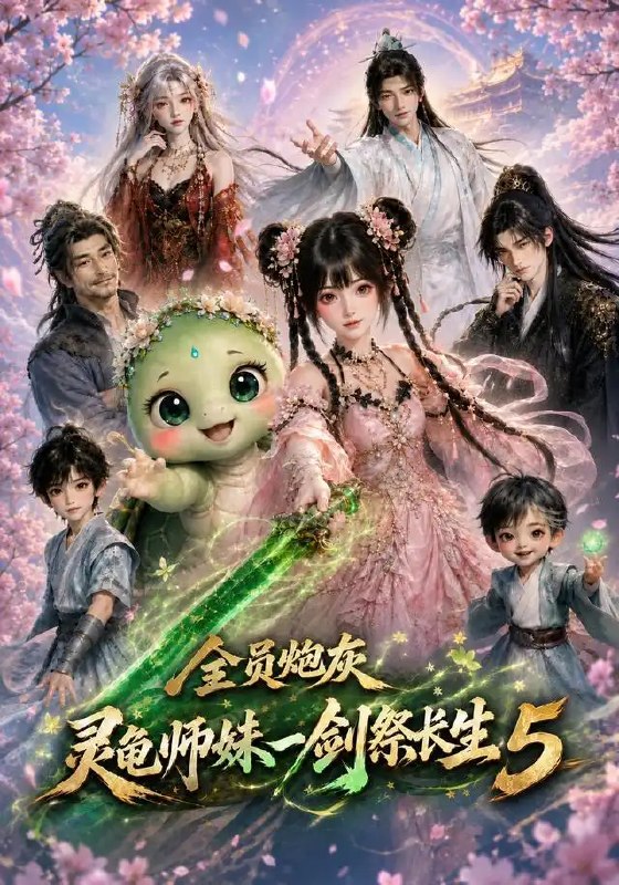 全员炮灰，灵龟师妹一剑祭长生5&全员炮灰灵龟师妹一剑祭长生5（110集）AI短剧