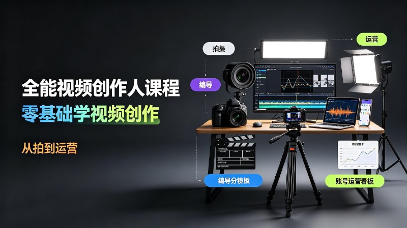 《王松傲寒全能视频创作人课程》