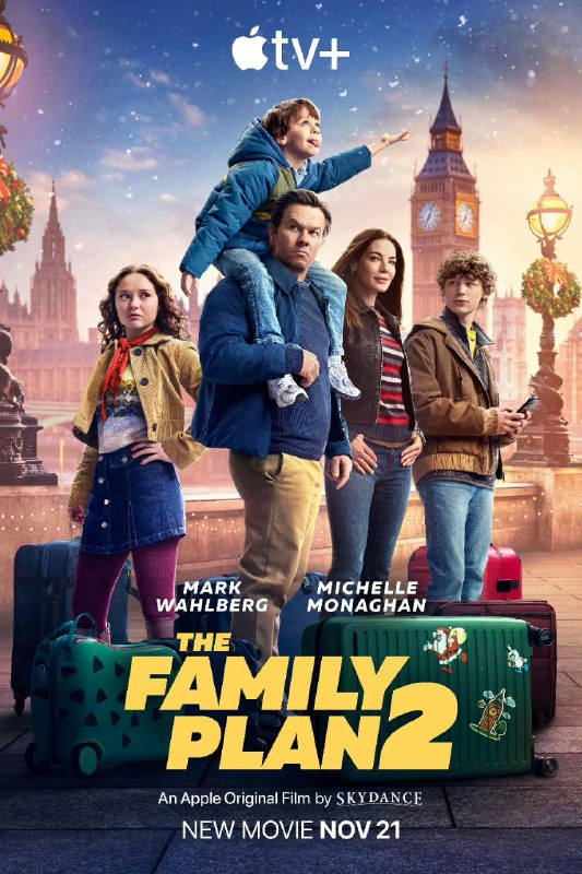 家庭计划2 The Family Plan 2 (2025) 马克·沃尔伯格 / 米歇尔·莫纳汉 / 基特·哈灵顿 1080p 内嵌中英字幕