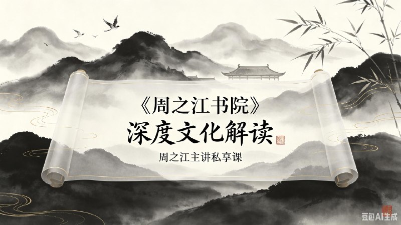 《周之江书院》|深度文化解读|周之江主讲私享课