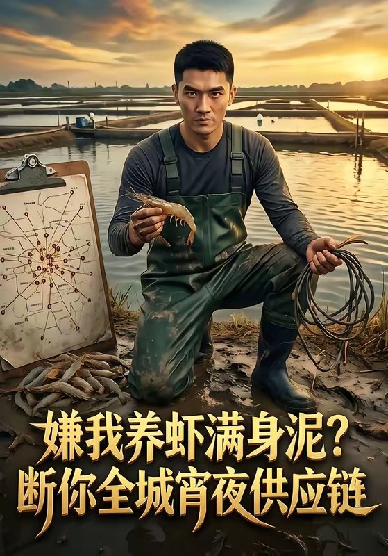 嫌我养虾满身泥断你全城宵夜供应链 (45集) | 短剧