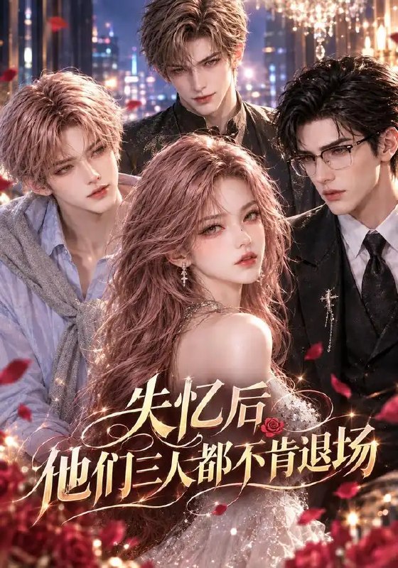 失忆后他们三人都不肯退场(13集)AI短剧