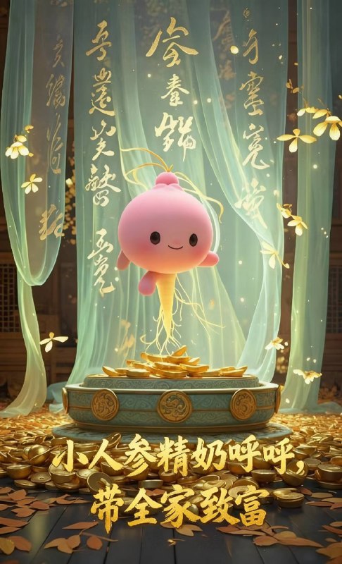 小人参精奶呼呼带全家暴富（58集）|短剧