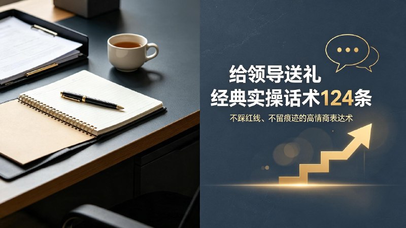 《给领导送礼经典实操话术124条》不踩红线、不留痕迹的高情商表达术