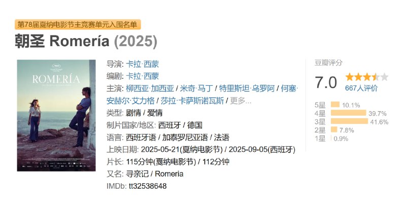 朝圣 Romería (2025)