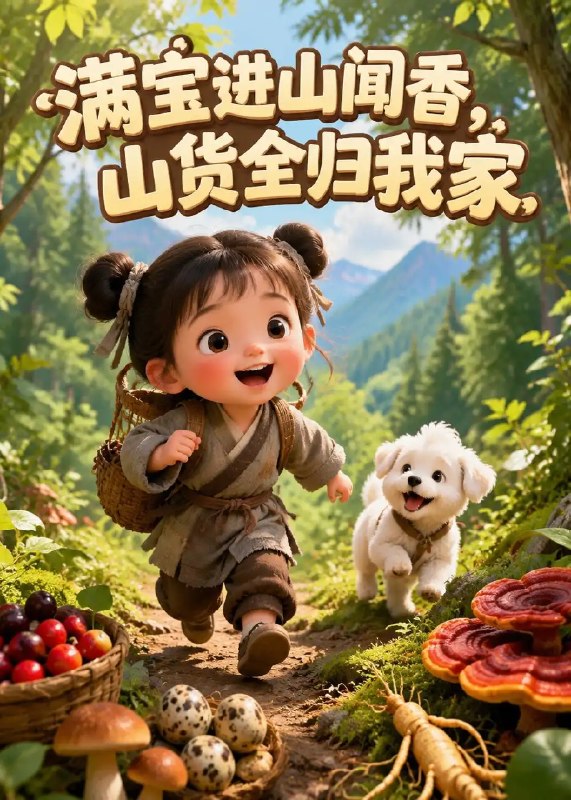 满宝进山闻香，山货全归我家&满宝进山闻香山货全归我家（184集）AI短剧