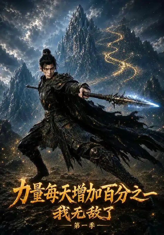 力量每天增加百分之一，我无敌了第一季&力量每天增加百分之一我无敌了第一季（100集） AI短剧