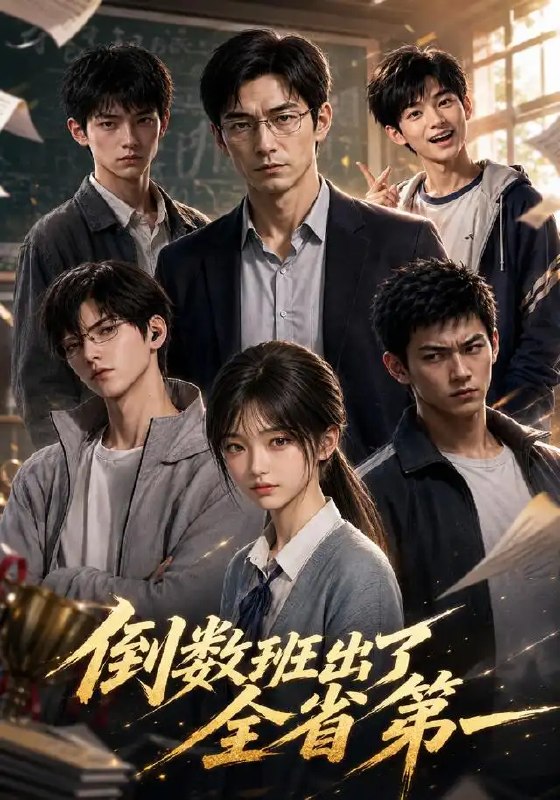 倒数班出了全省第一(35集)AI短剧