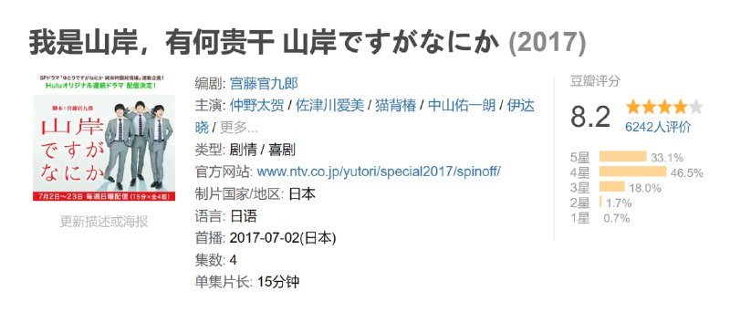 我是山岸，有何贵干 山岸ですがなにか (2017)
