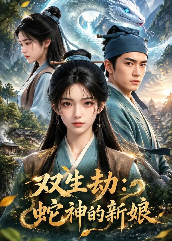 双生劫蛇神的新娘&双生劫蛇神的新娘（52集）AI短剧