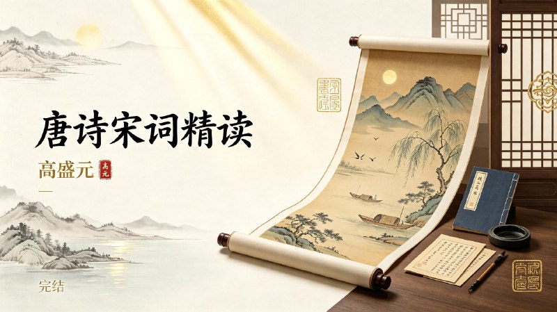 高盛元精读唐诗宋词（完结）