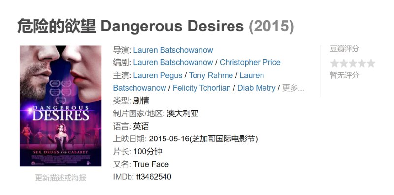 危险的欲望 Dangerous Desires (2015)