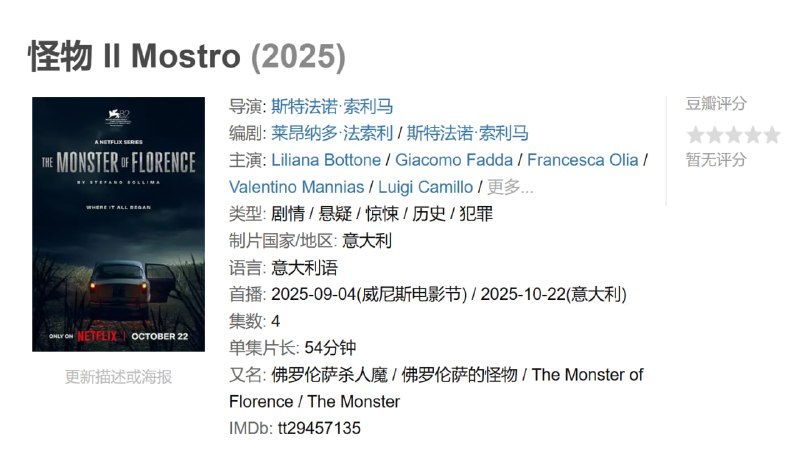 怪物 Il Mostro (2025)