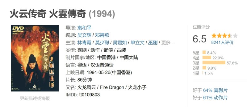 火云传奇 火雲傳奇 (1994)