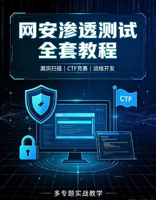 网安渗透测试全套|漏洞扫描·CTF竞赛·编程开发系统合集