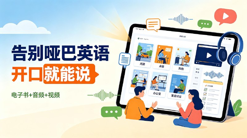 告别“哑巴英语”《English for Everyday Activities》让你开口就能说!电子书+音频+视频