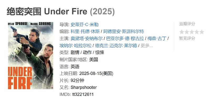 绝密突围 Under Fire (2025)
