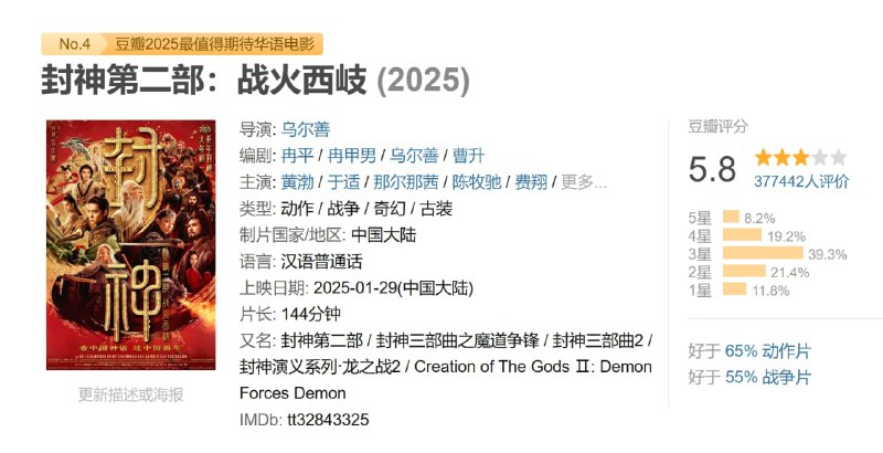 封神第二部：战火西岐 (2025)