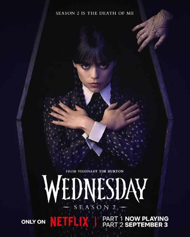 星期三 第二季 更至04/08集 / Wednesday [2025][中字][美剧][豆瓣8.3][内附第一季]