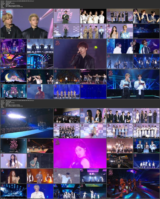 2025年SBS夏季歌谣大战（Day1&Day2 蓝毯+表演舞台全过程）