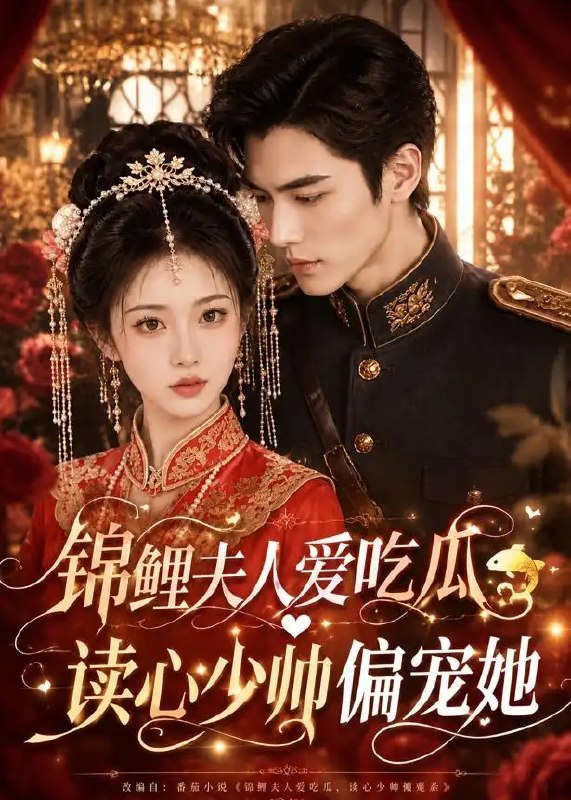 锦鲤夫人爱吃瓜，读心少帅偏宠她&锦鲤夫人爱吃瓜读心少帅偏宠她（74集）AI短剧
