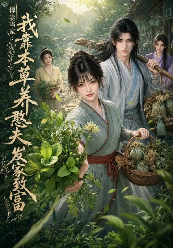 悍妻当家我靠本草养憨夫发家致富&悍妻当家我靠本草养憨夫发家致富（100集）AI短剧