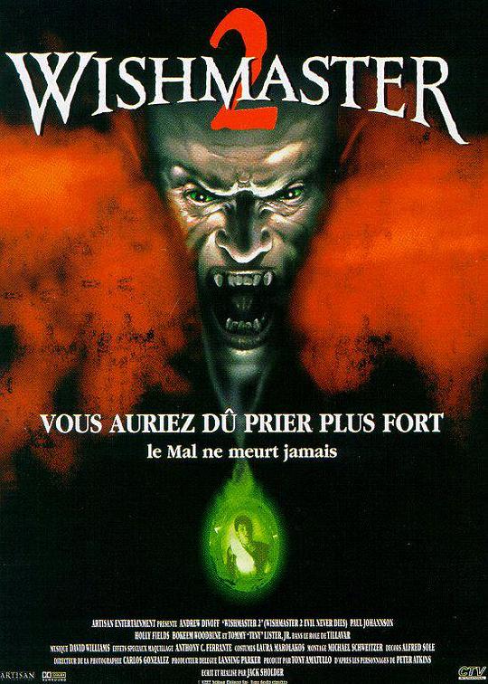 恶魔咆哮2 Wishmaster 2: Evil Never Dies (1999) 1080p 原盘Remux 中文字幕 【18.62GB】已刮削