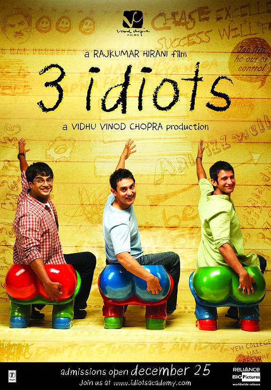 三傻大闹宝莱坞 3 Idiots (2009) 1080p 原盘Remux 中文字幕 【41.04GB】已刮削