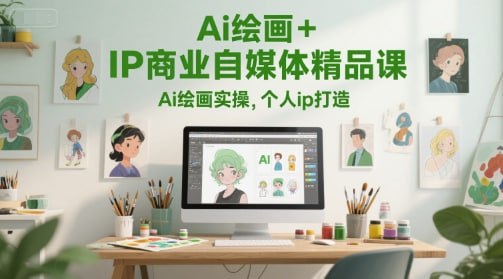 Ai绘画+IP商业自媒体实操精品课