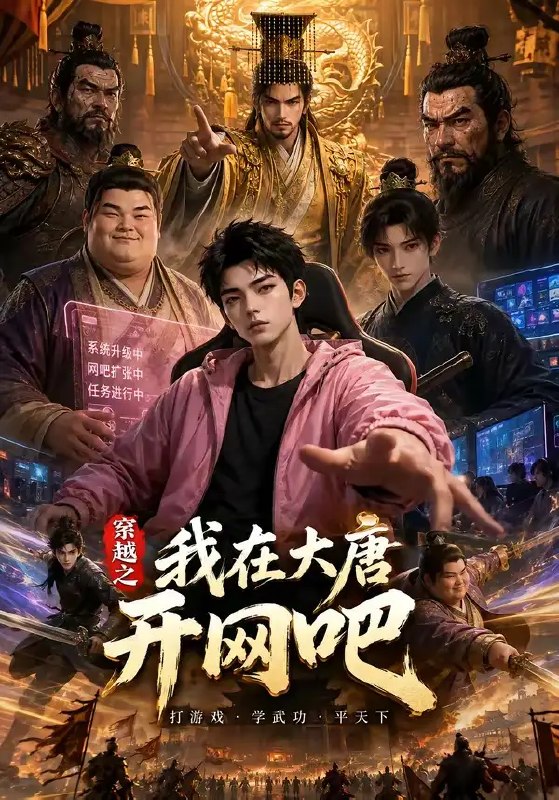 穿越之我在大唐开网吧（114集）AI短剧