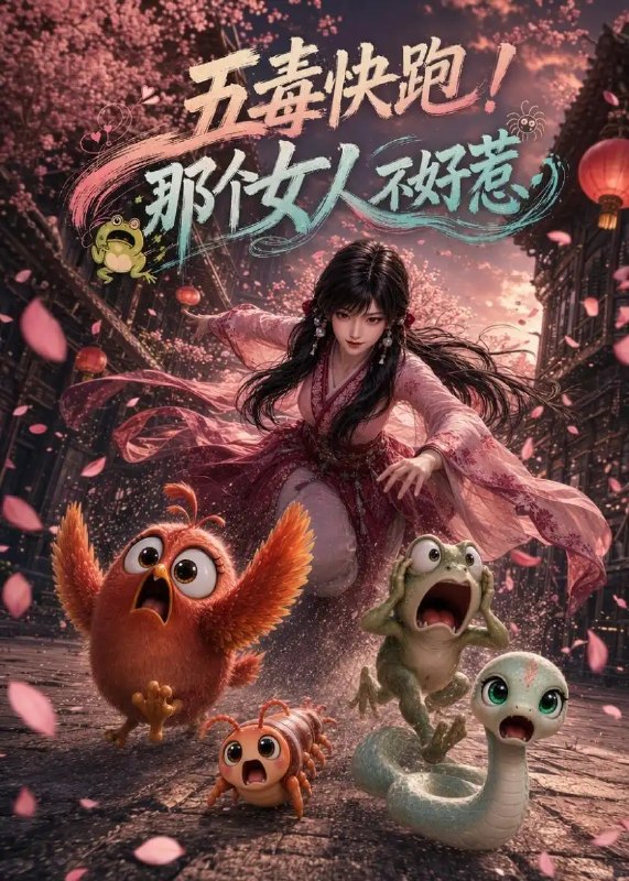 五毒快跑！那个女人不好惹&五毒快跑那个女人不好惹（93集）AI短剧